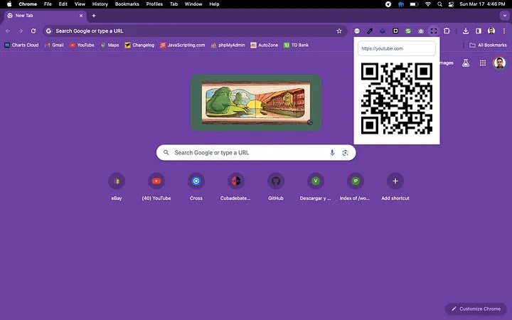 extension is up and running