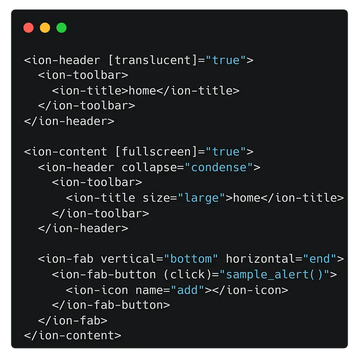 Sweet Alert in Ionic apps